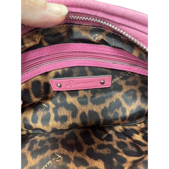 B. Makowsky Womans Pink Leather Crossbody Shoulderbag SKU 9489 - Picture 12 of 15
